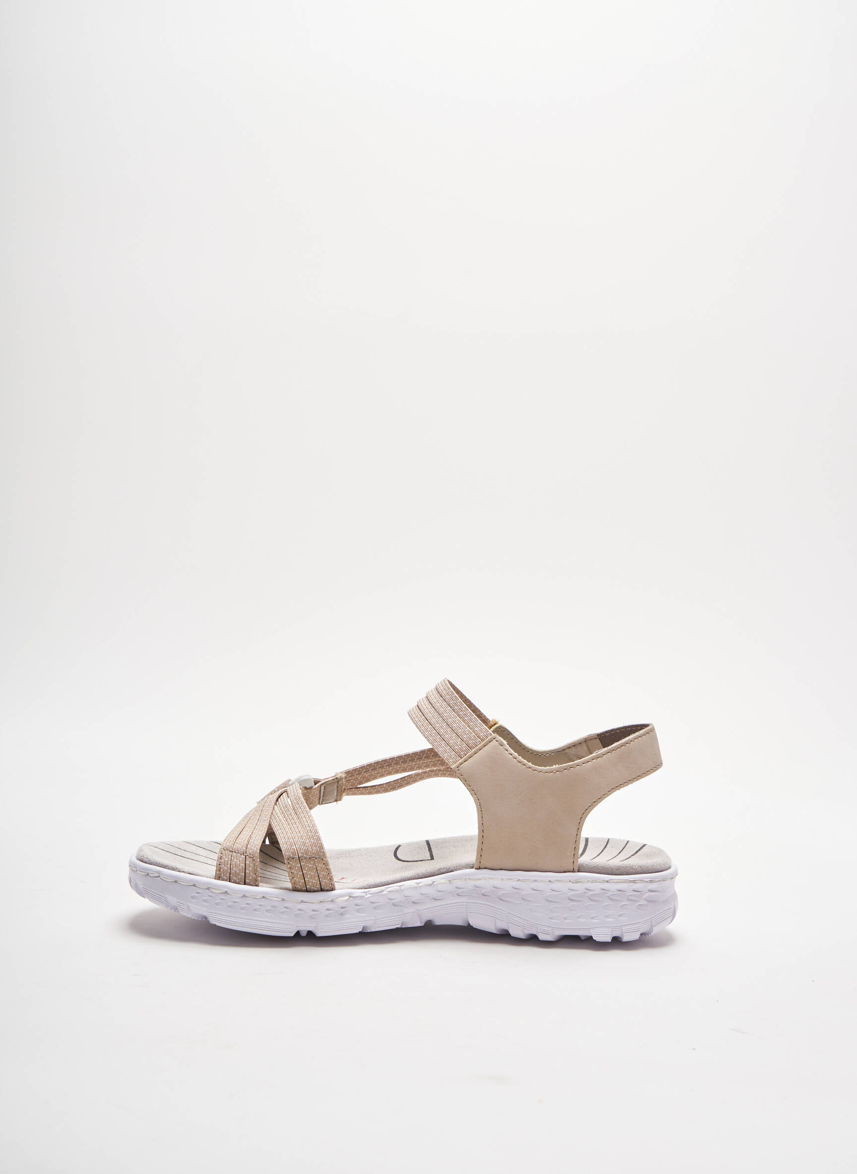 Rieker Sandales Nu Pieds Femme couleur beige