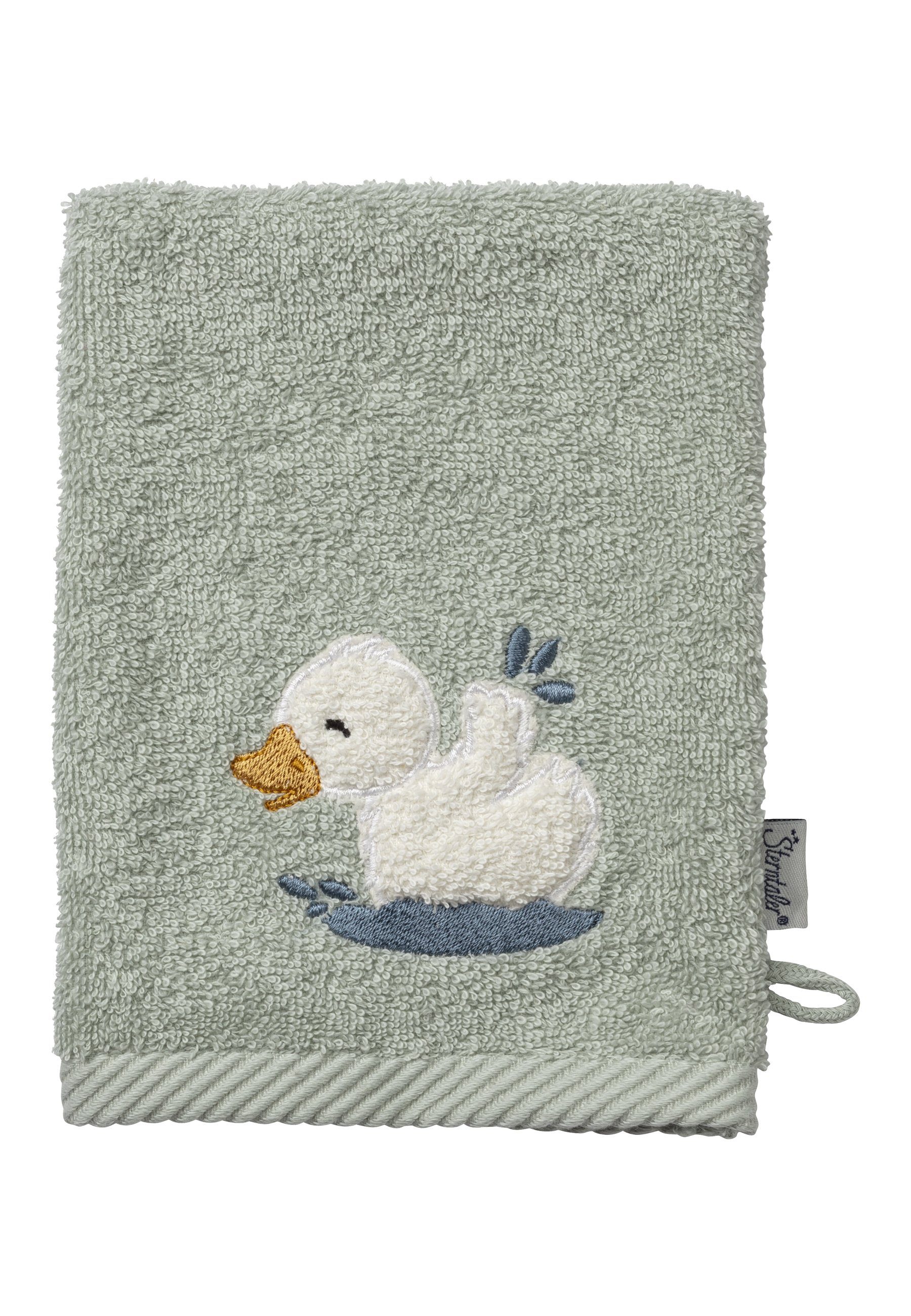 Sterntaler® Waschhandschuh 2er-Pack Waschhandschuhe Edda (Ente Edda, 1-tlg)