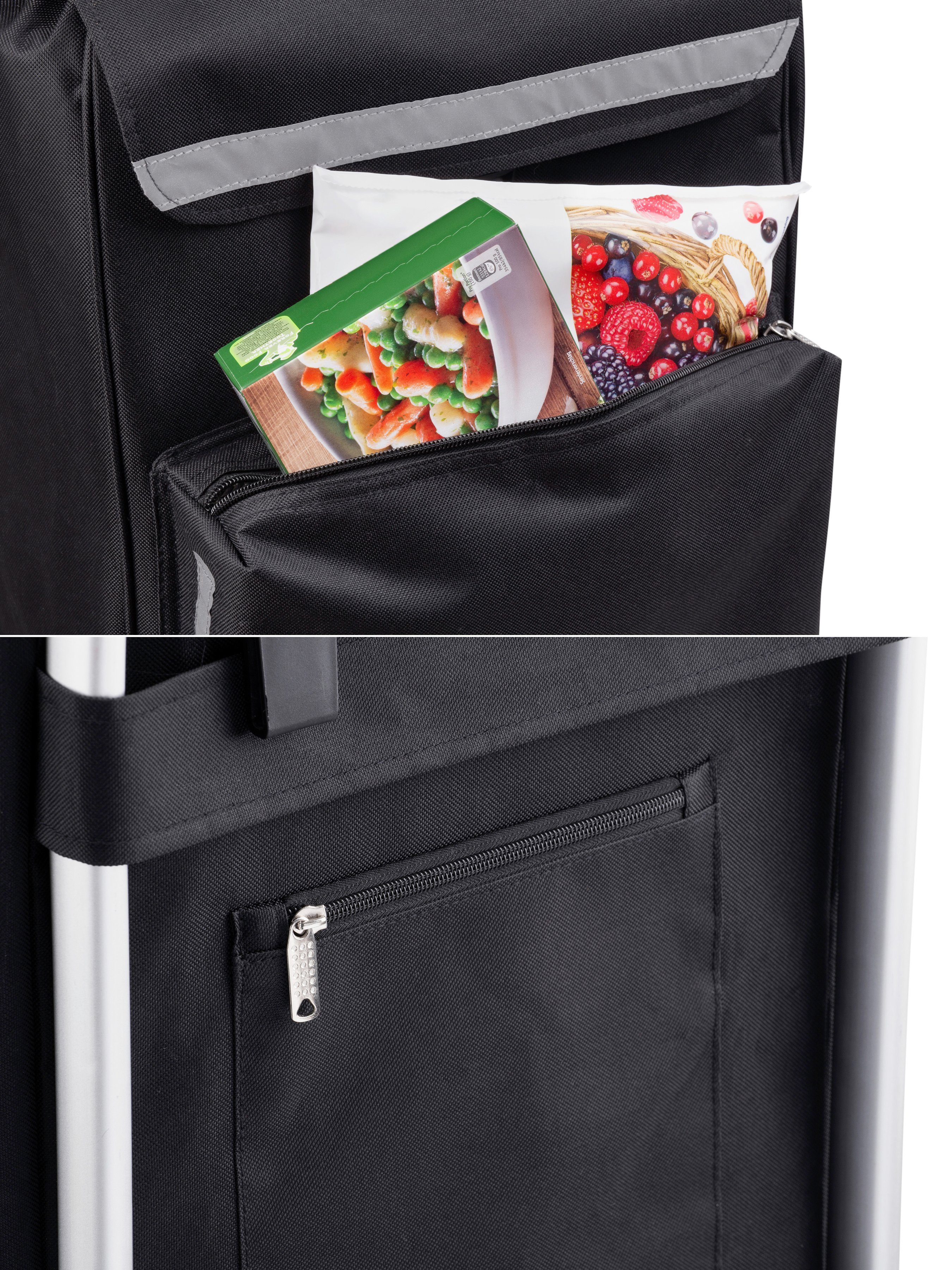 meister Einkaufstrolley 2 in 1, 59 l, mit Kühltasche