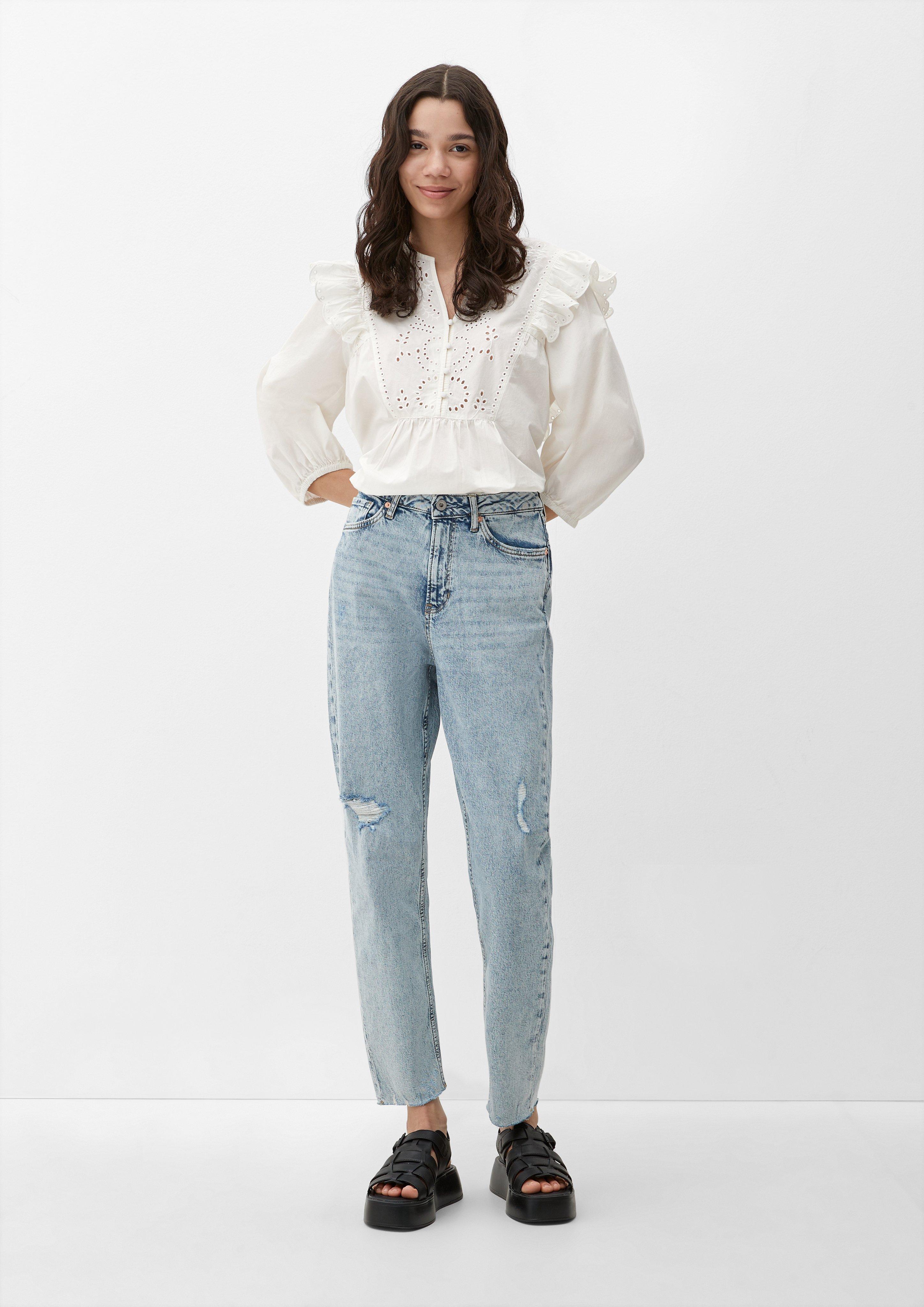 Ankle-Jeans / Relaxed Fit / High Rise / Tapered Leg  2127160-53Z7