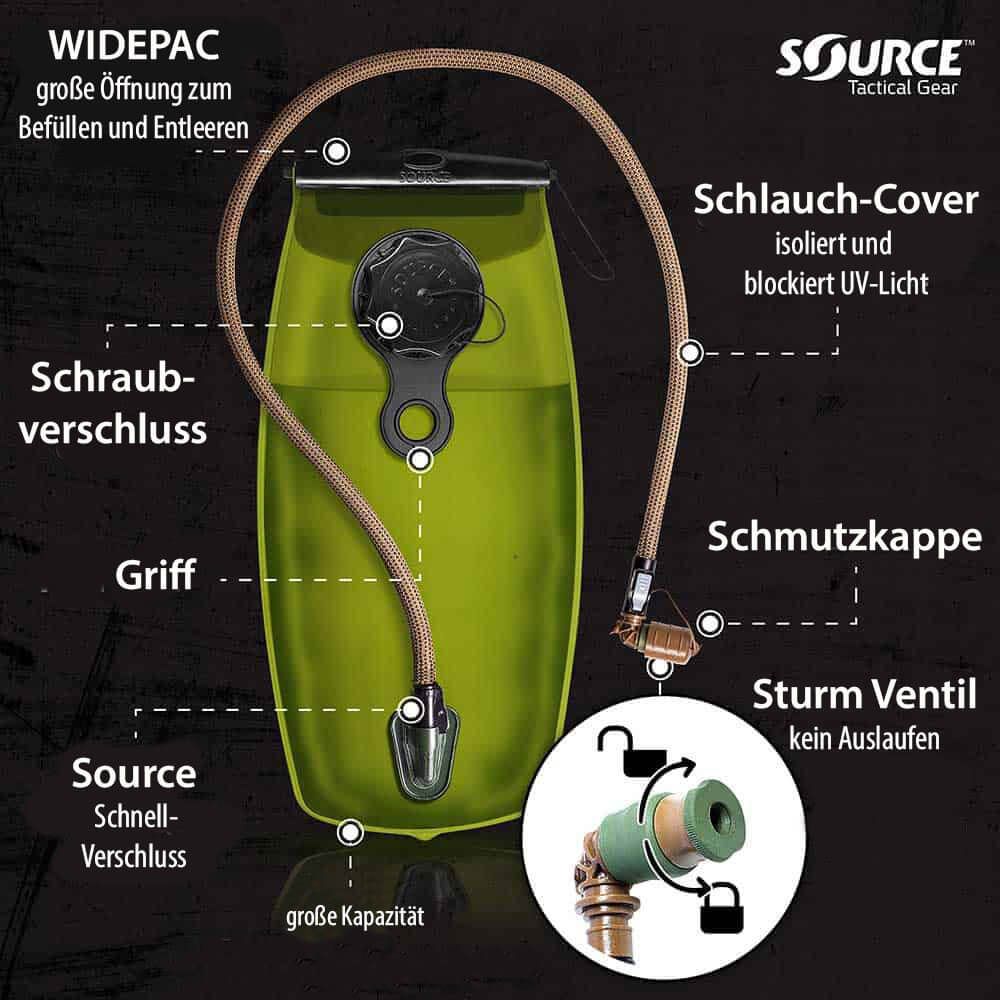 WXP Trinkblase 3 Liter