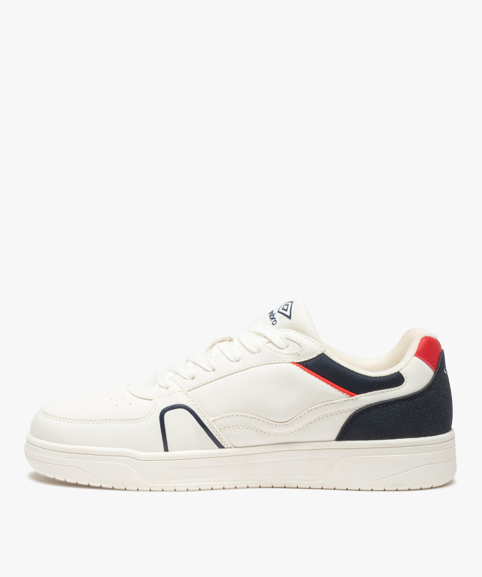 Baskets homme style rétro à détails colorés – Umbro Pablo blanc | GEMO
