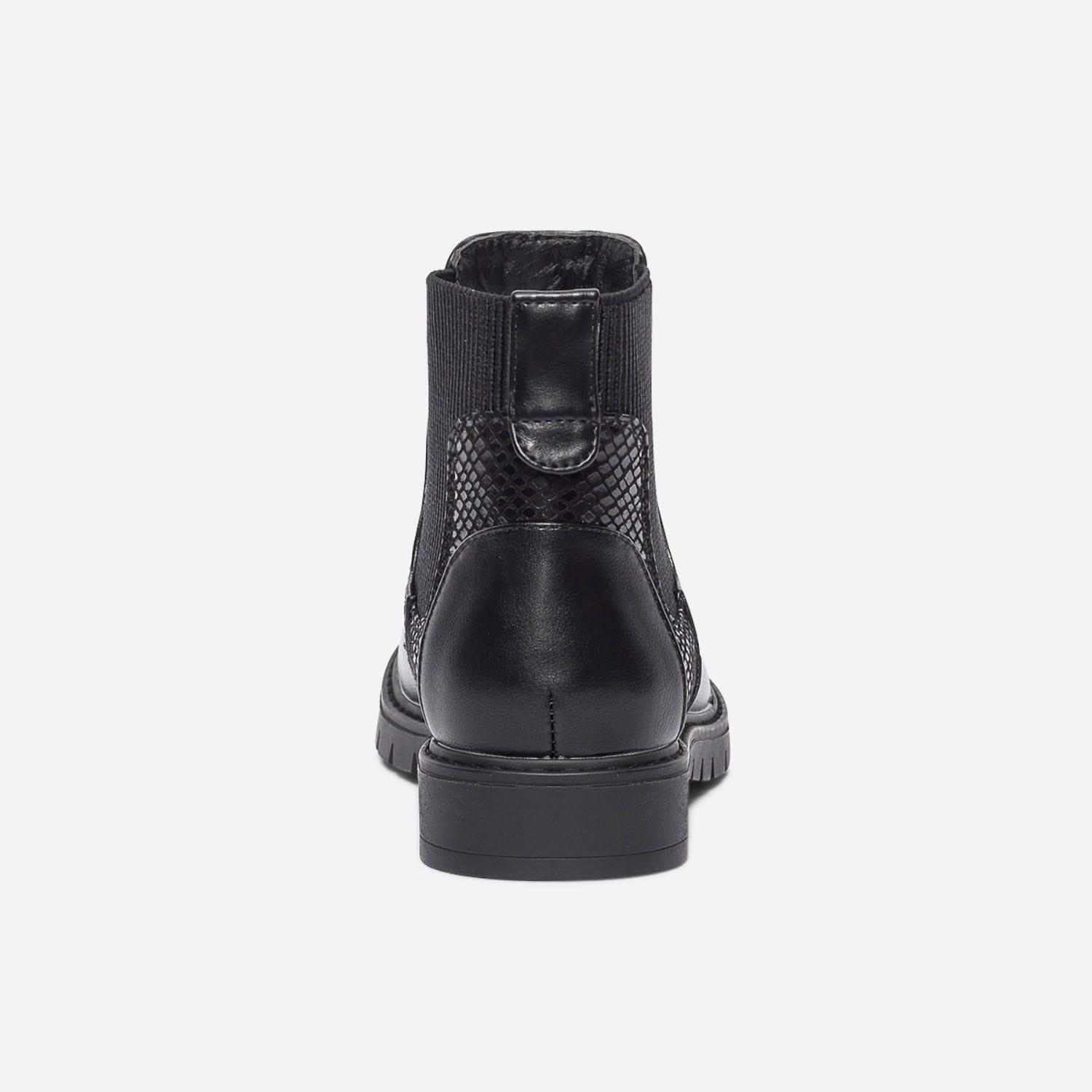Chelsea boots noir à tige élastiquée