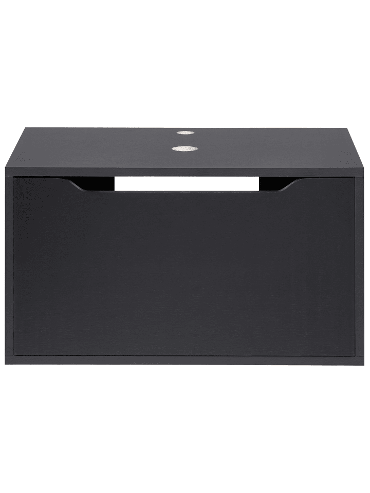 Beliani Waschbeckenunterschrank PETROLINA in Schwarz - (W) 60 x (H) 33 x (L) 39 cm günstig kaufen onesize