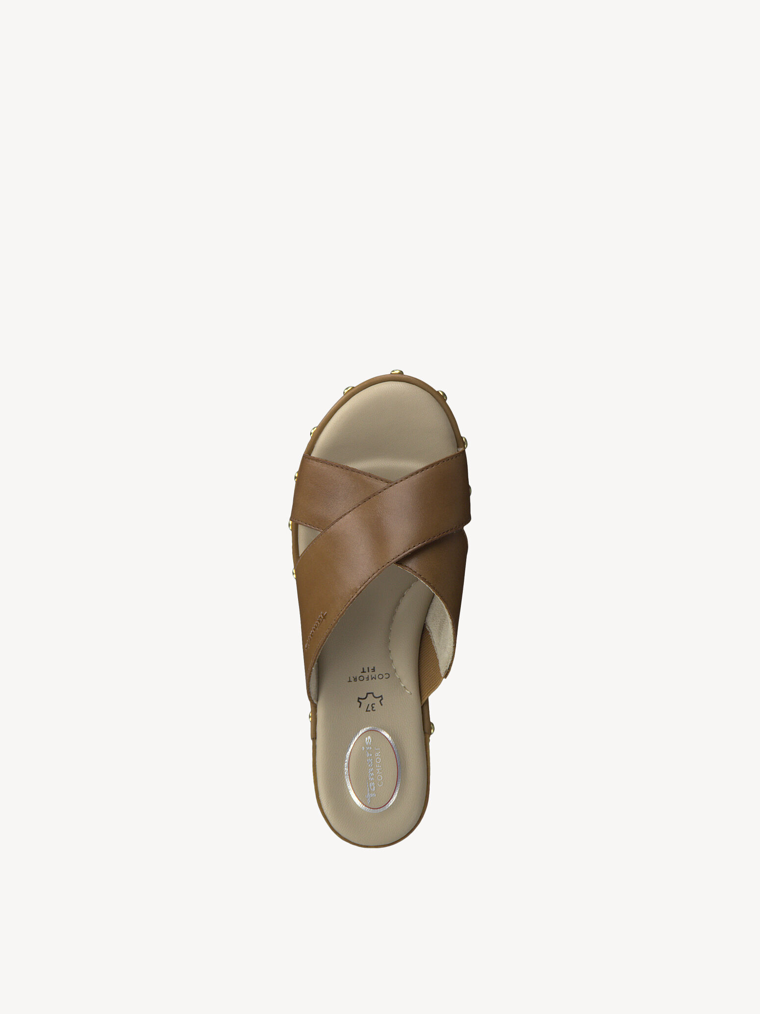 Mule en cuir - marron