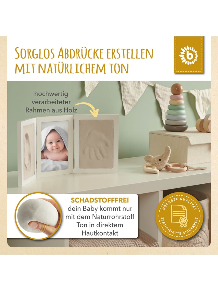 Bieco Spielwaren Abdruckbild Gipsabdruck Komplettset in Weiß günstig kaufen onesize