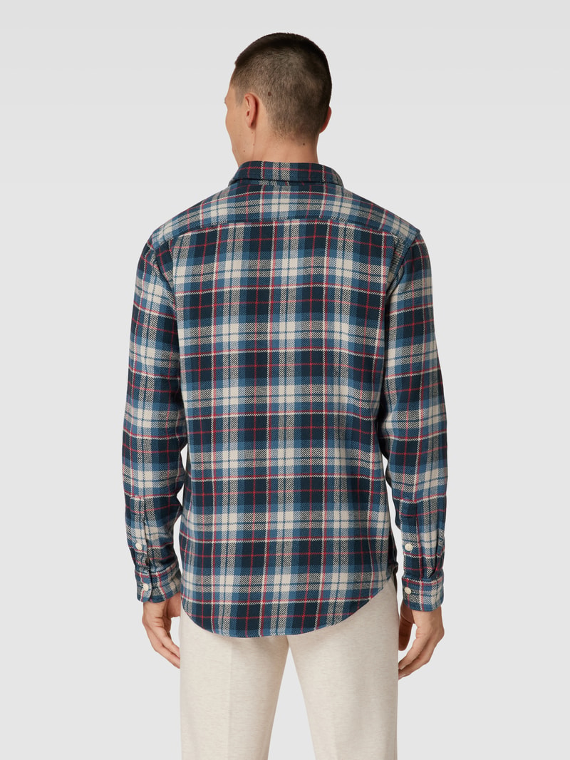 Freizeithemd aus reiner Baumwolle in offwhite