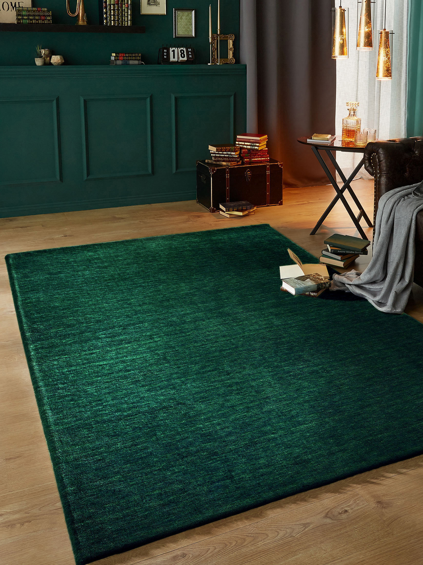 Barwala Woll-Teppich, Forest Green