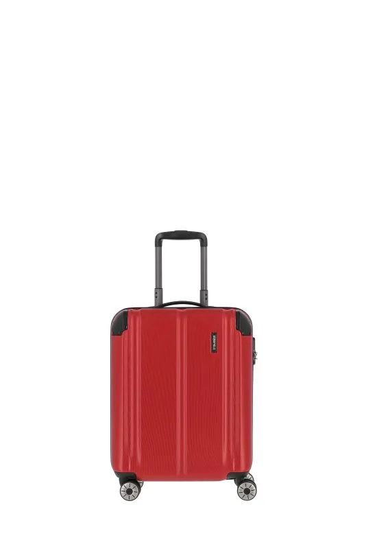 Travelite City Handgepäcktrolley mit 4 Rollen S 55cm 40 Liter - Rot