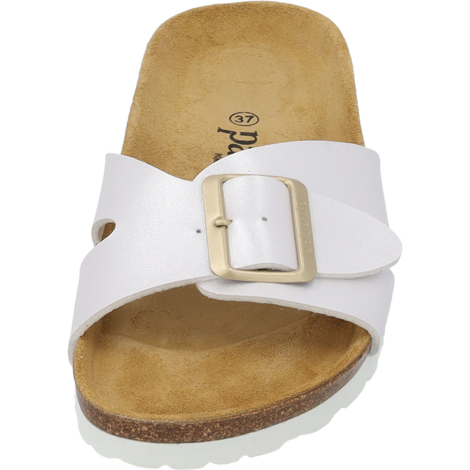 Palado Tinos Metallic, Pantoletten, Damen, Weiß