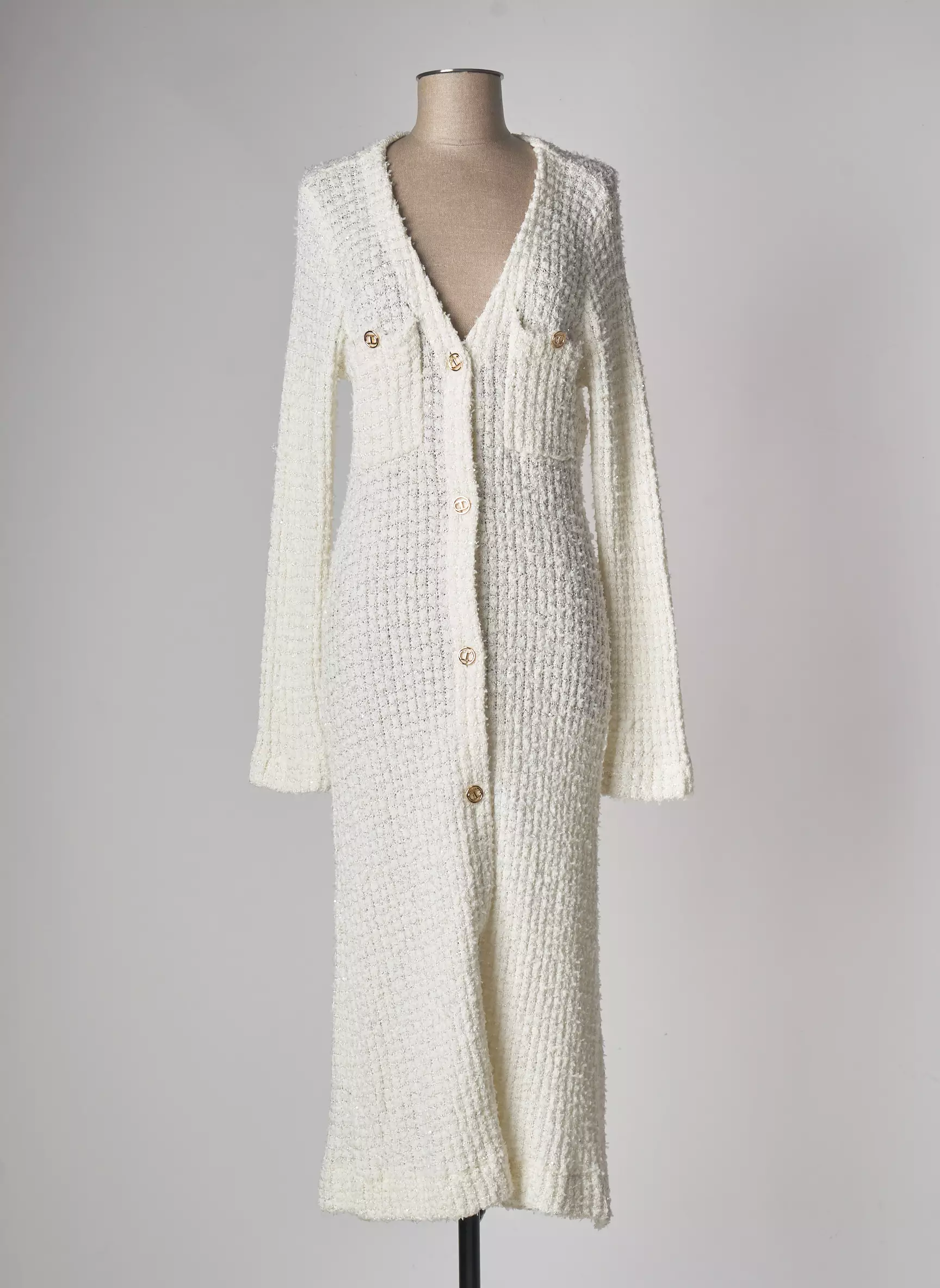Twinset Robes Longues Femme couleur blanc