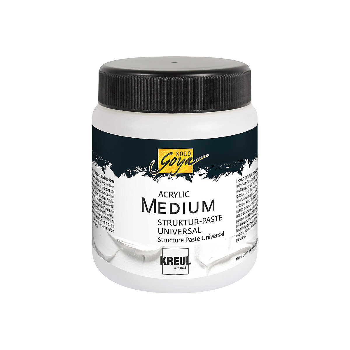 SOLO GOYA Acrylic Medium Struktur-Paste Universal 250 ml