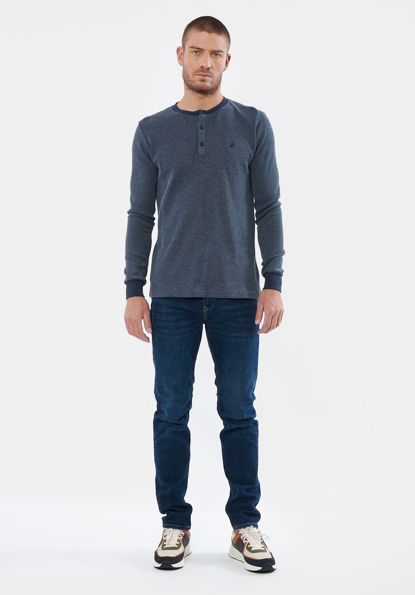 RIAD   T-shirt bleu marine homme