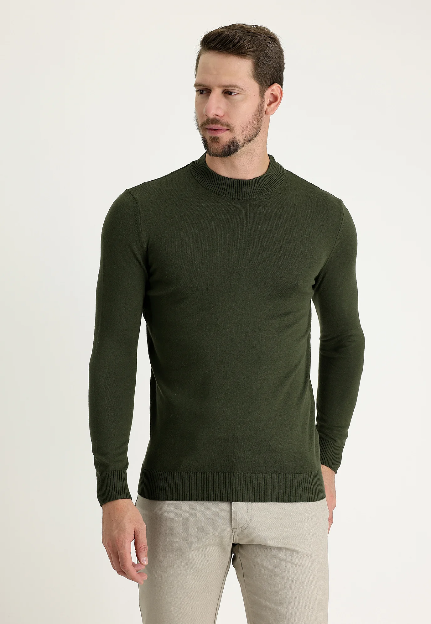 Kigili STEHKRAGEN REGULAR FIT - Jersey de punto