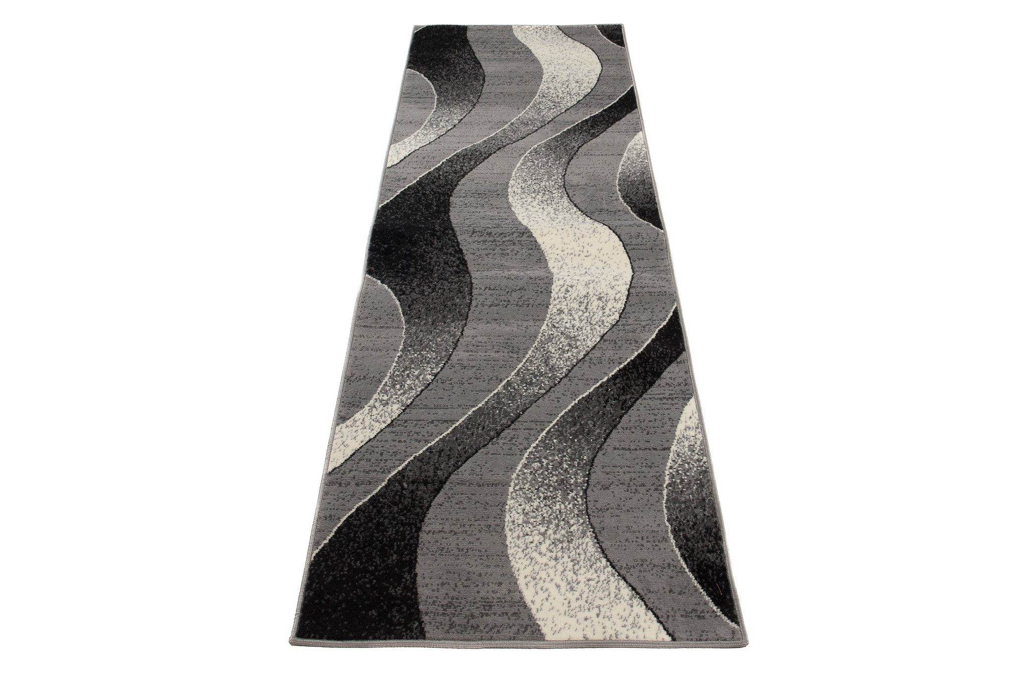 Läufer Läufer Flurläufer Modern für Vorzimmer 100 cm Breit Grau, Mazovia, 100 x 100 cm, Kurzflor, Meterware, Höhe 8 mm, Kurzflor - niedrige Florhöhe