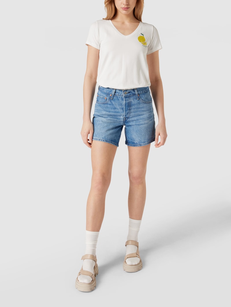 Jeansshorts aus Baumwolle in jeans