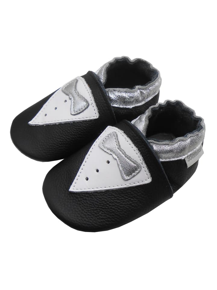 Yalion Baby Krabbelschuhe in Fliege Schwarz günstig kaufen