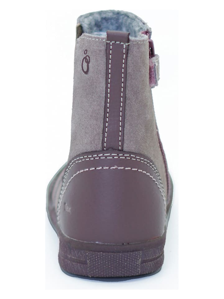 lamino Leder-Chelsea-Boots in Mauve günstig kaufen
