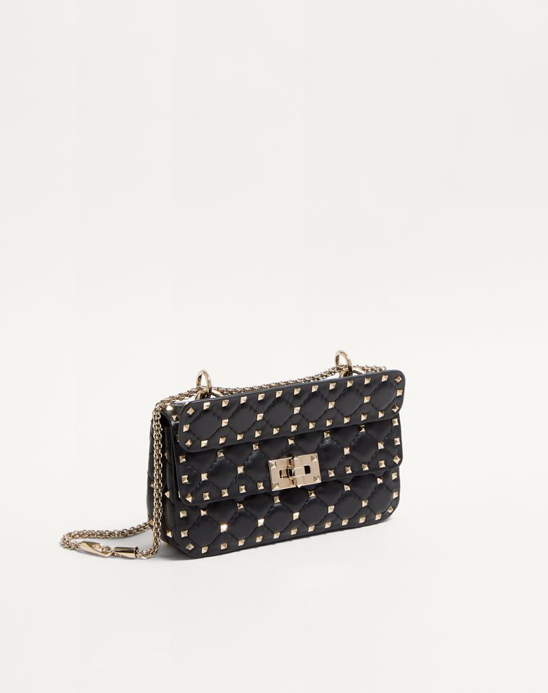 Lille Rockstud Spike-taske i nappalæder