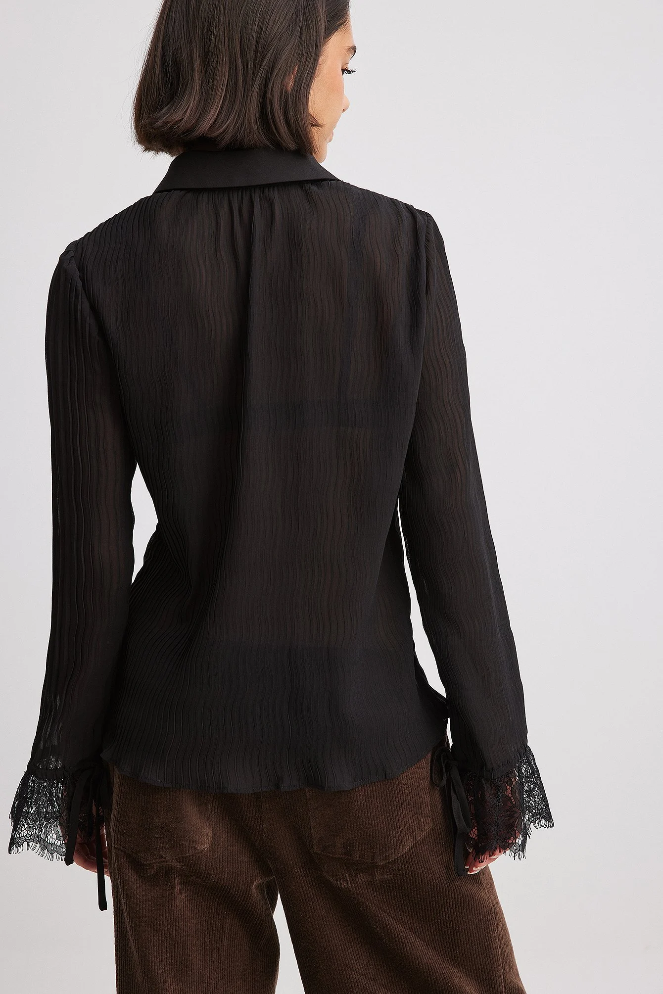 Bluse mit Rüschendetail