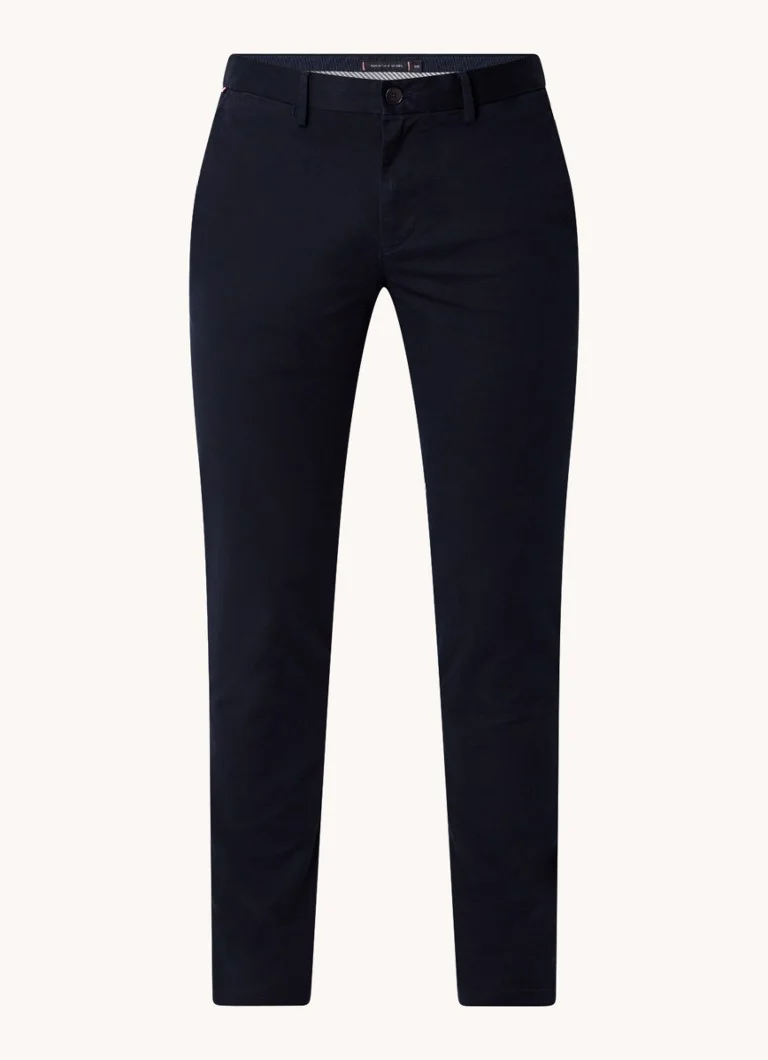 Tommy Hilfiger 1985 Bleecker pieguļošas chino bikses no organiskās kokvilnas maisījuma
