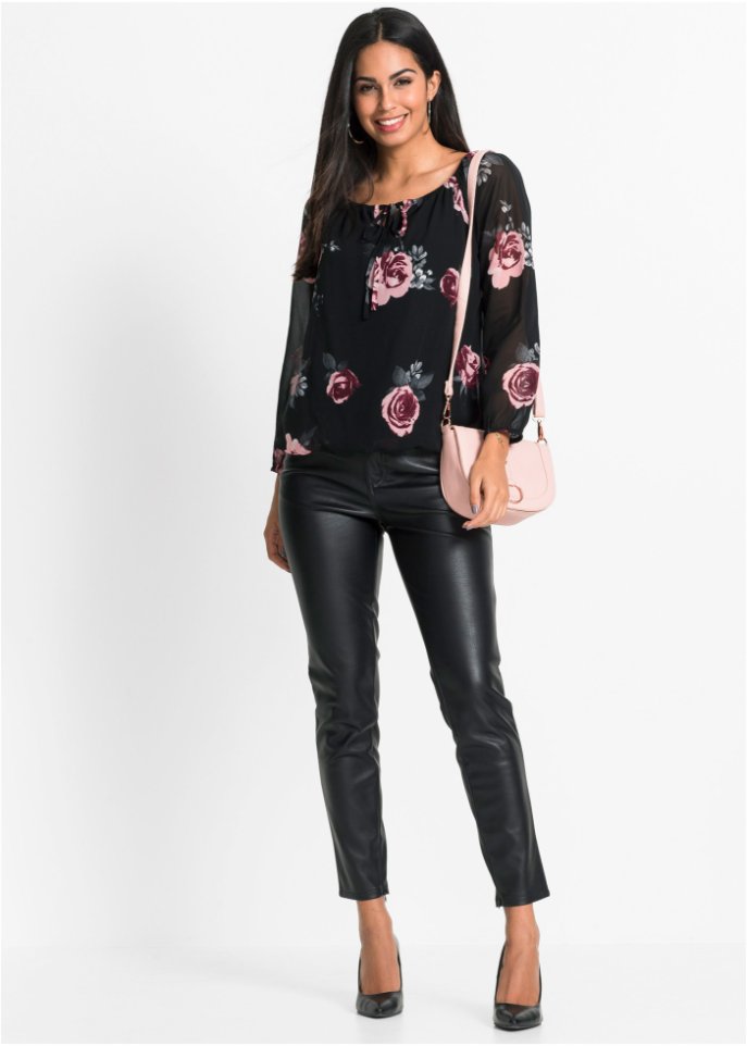 Bluse mit Tunnelzug