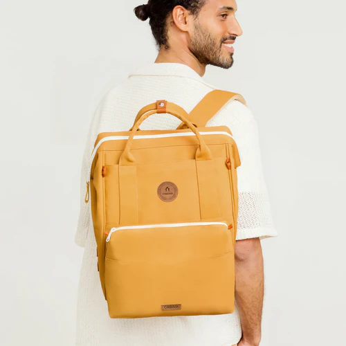 Hendaye ochre changing bag