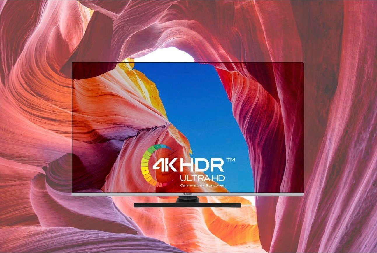 Telefunken D43Q701X2CW QLED-Fernseher (108 cm/43 Zoll, 4K Ultra HD, Android TV, Smart-TV)