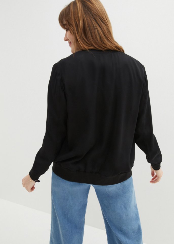 Blousonjacke mit Reißverschluss