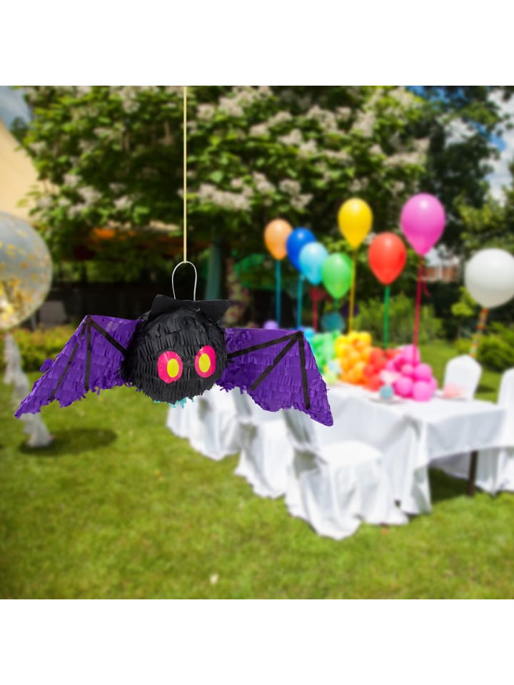 relaxdays Pinata Fledermaus in Schwarz günstig kaufen onesize