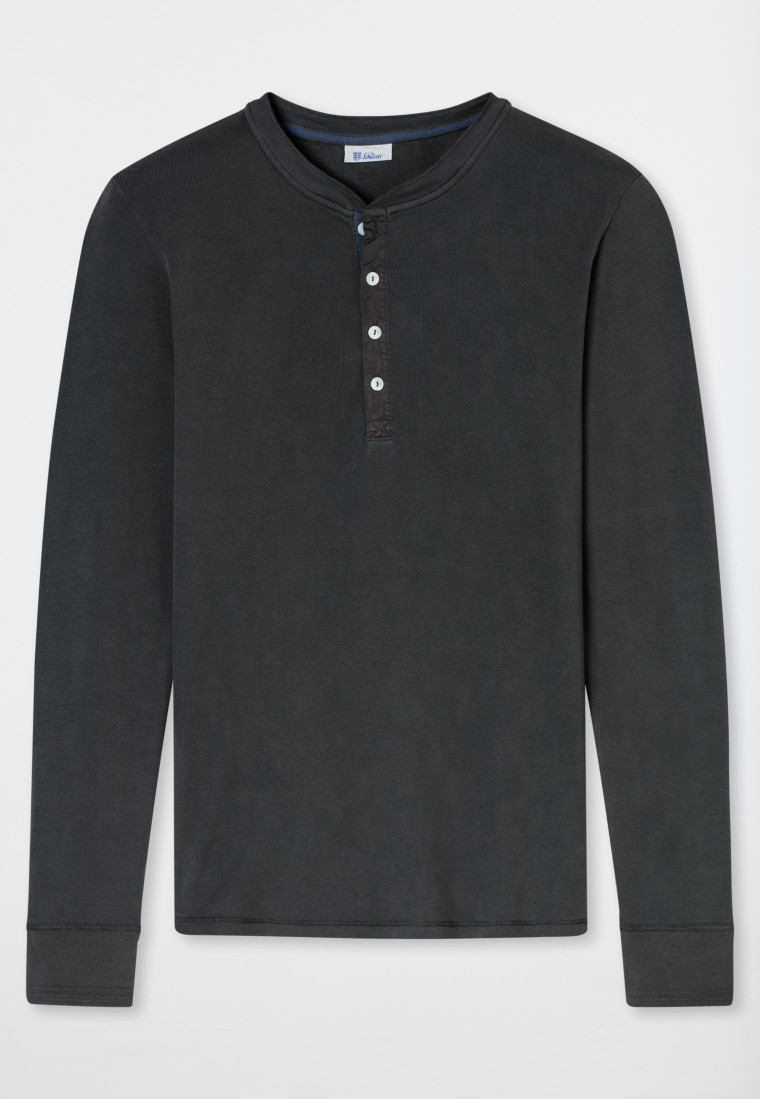Shirt langarm anthrazit - Revival Karl-Heinz