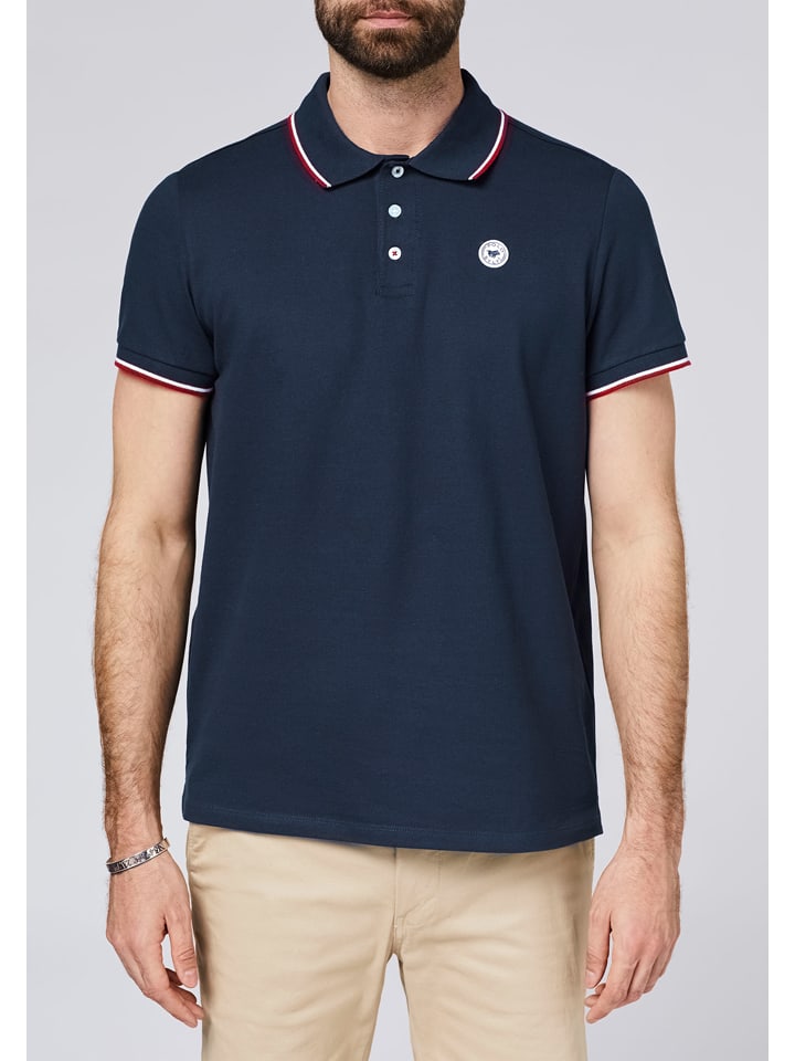 Polo Sylt Poloshirt in Dunkelblau günstig kaufen