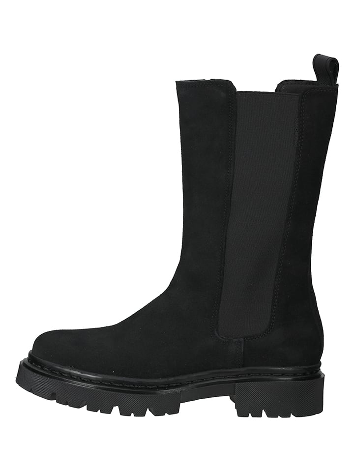 Ara Shoes Leder-Chelsea-Boots in Schwarz günstig kaufen