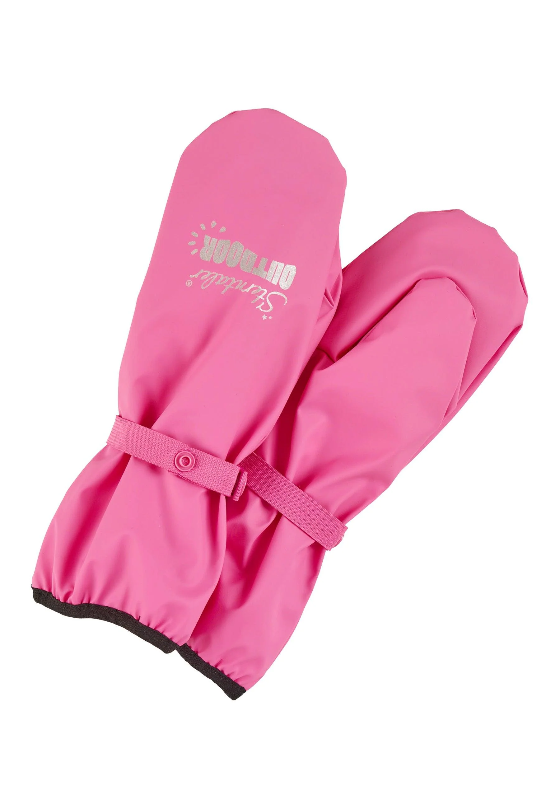 Stulpen-Handschuh in Marine o. Hortensie,gefüttert