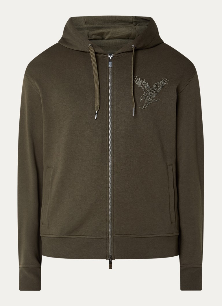 Kurtka dresowa Armani Exchange z haftem