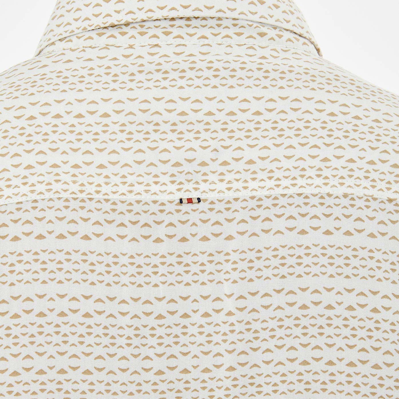 CARTE  Chemise écrue imprimée homme