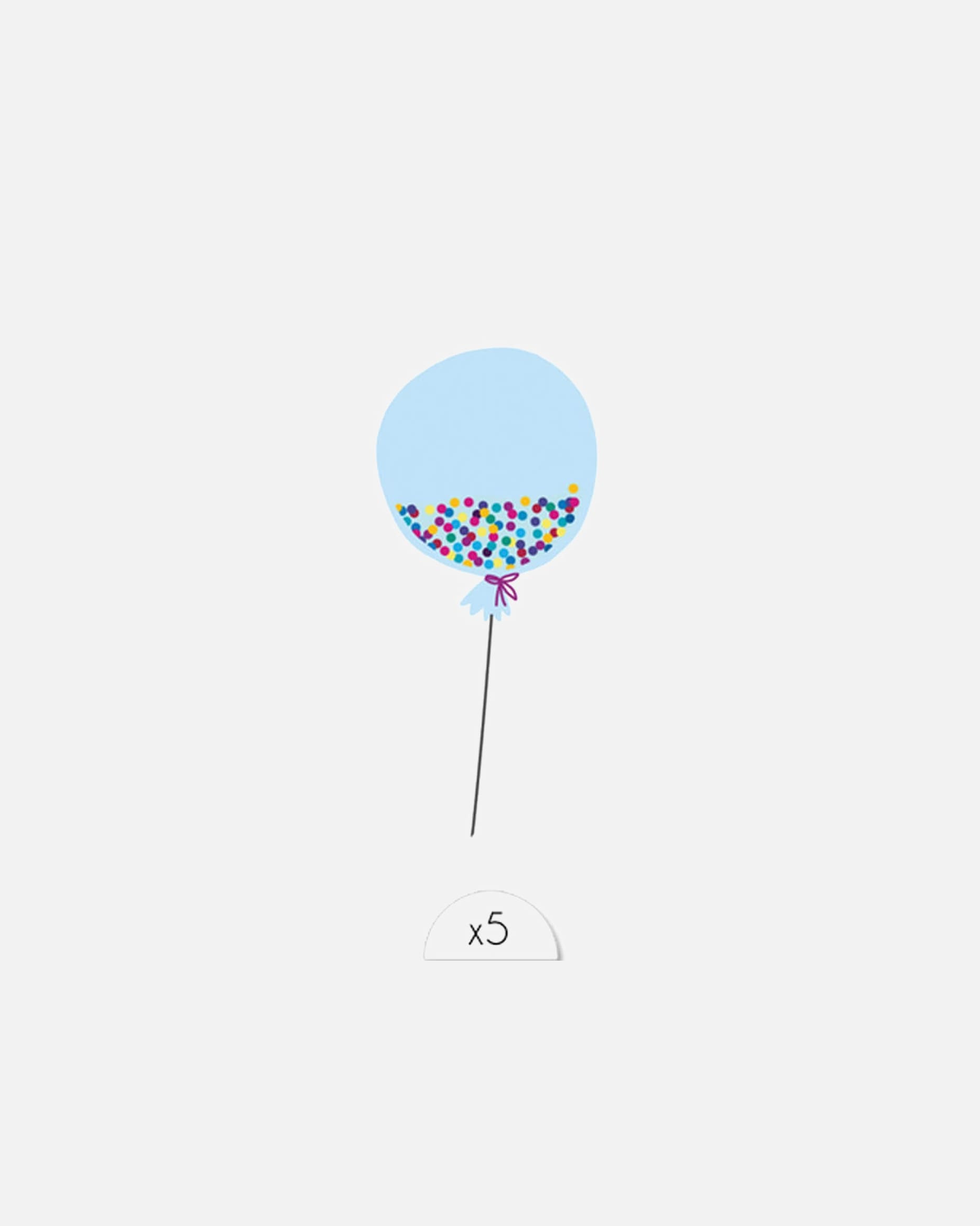 Sioou Light Blue Balloon