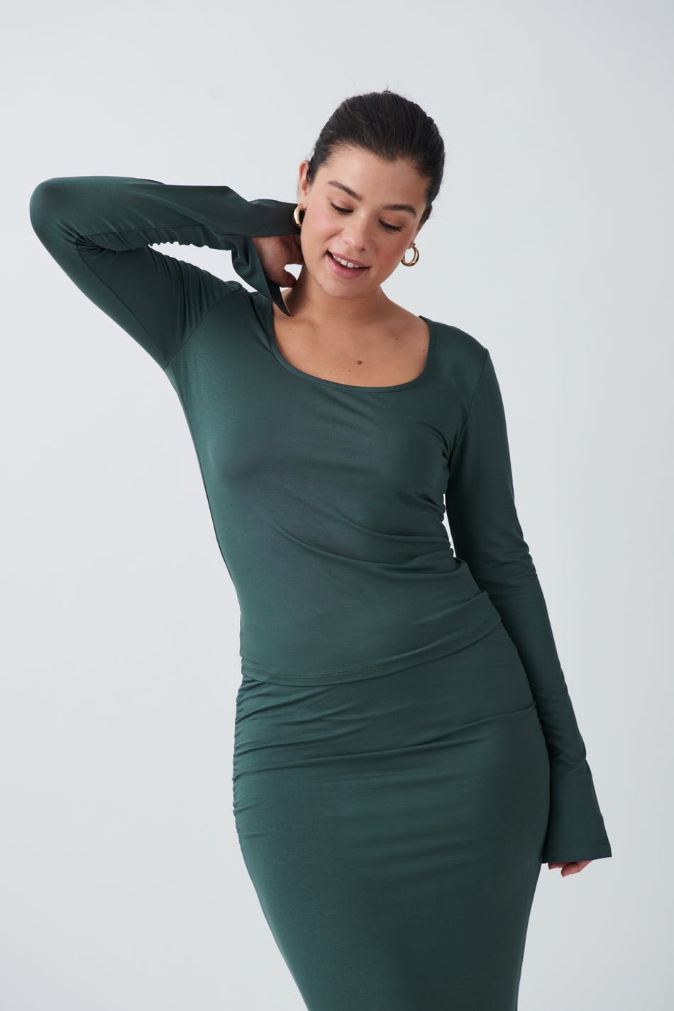 Soft touch jersey top