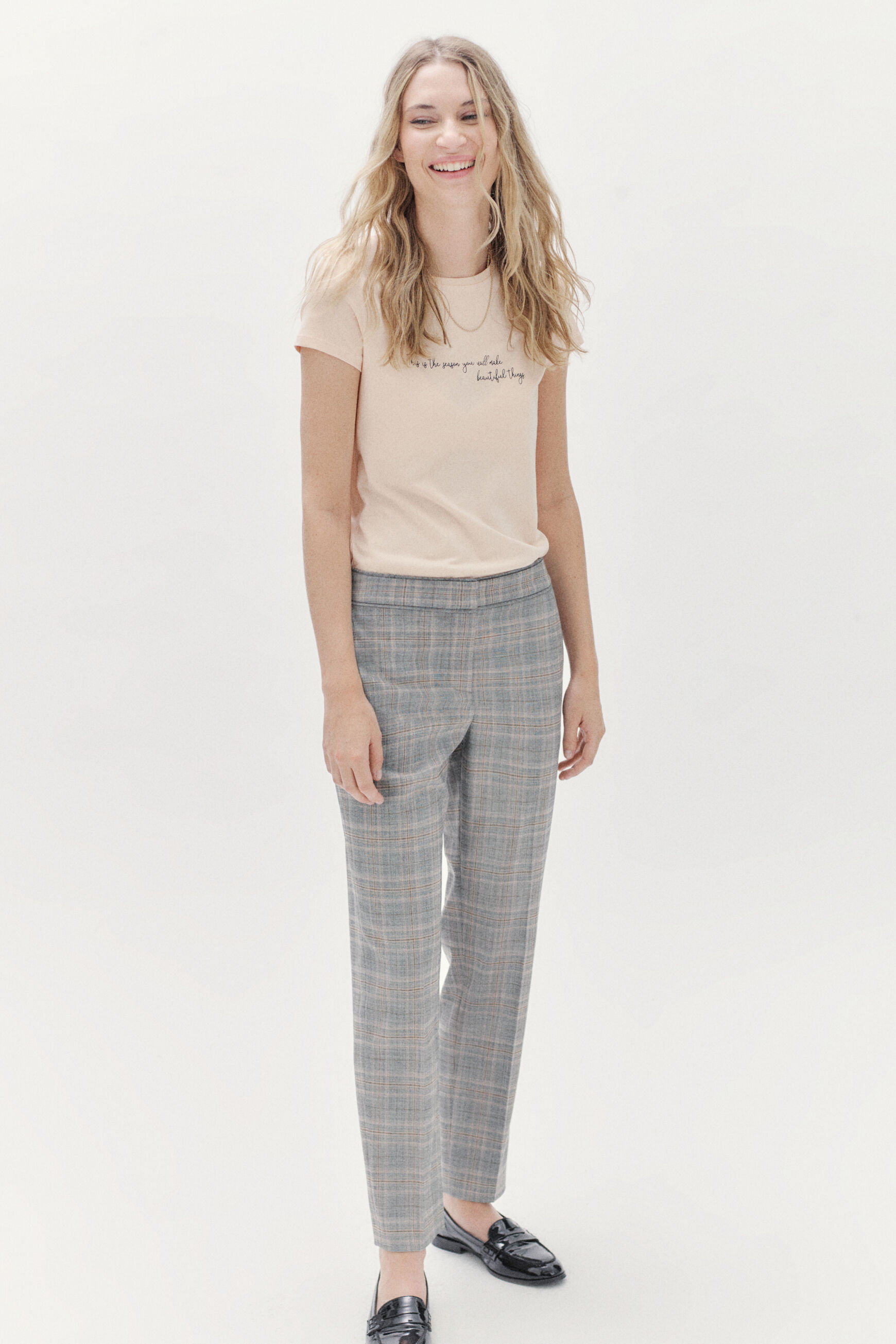 pantalon sidiki gris femme