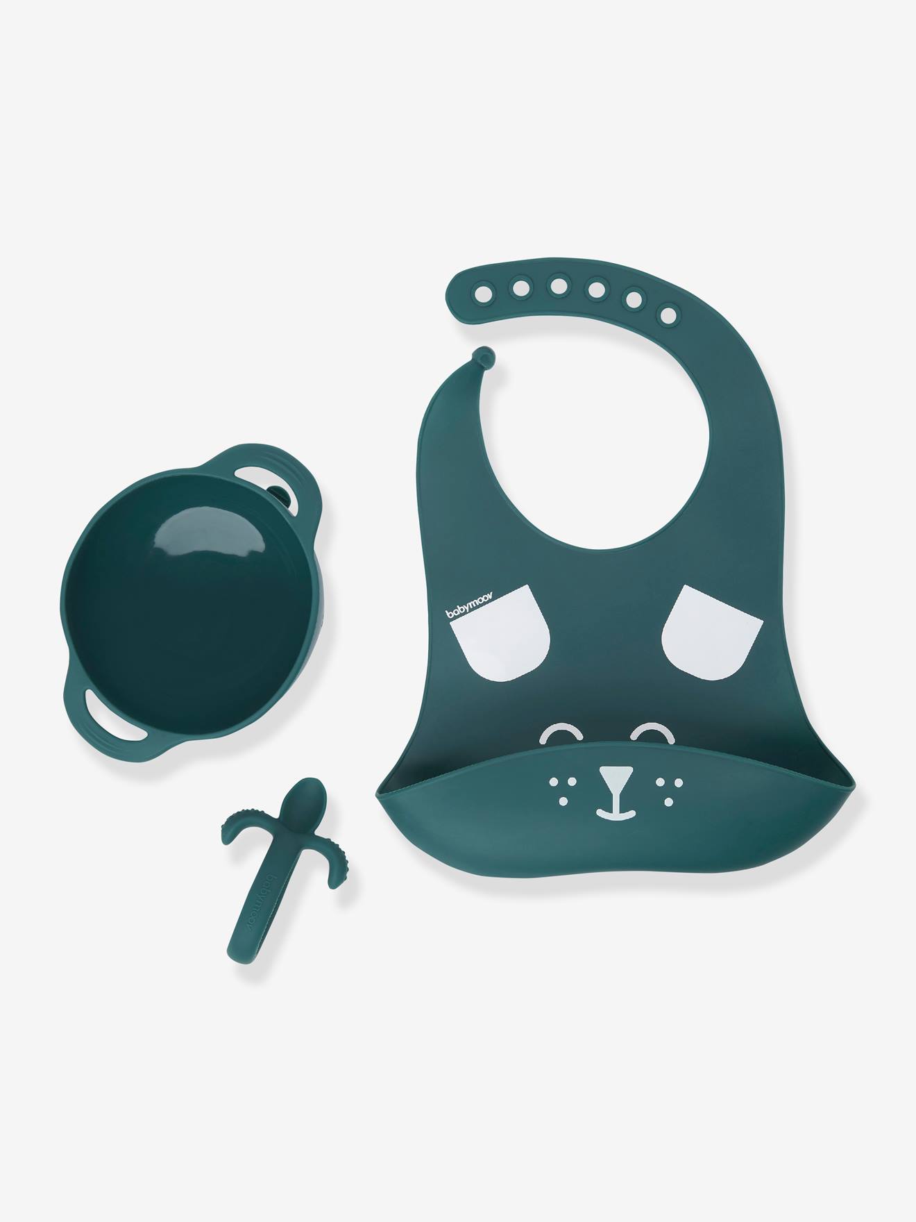 Kit repas silicone BABYMOOV First’Isy beige (renard)