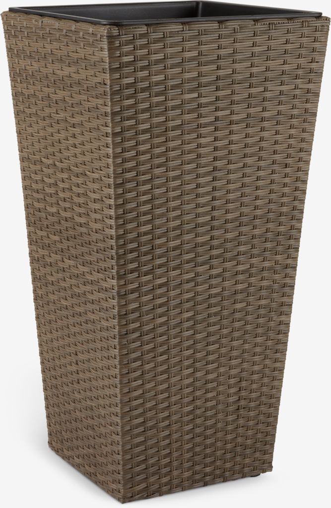 Vaso de vime para flores FLOR L36xC36xA70 natural