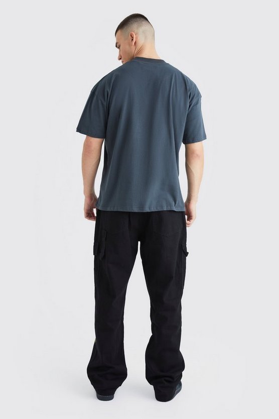 Tall lockere Hose mit Farbspritzern