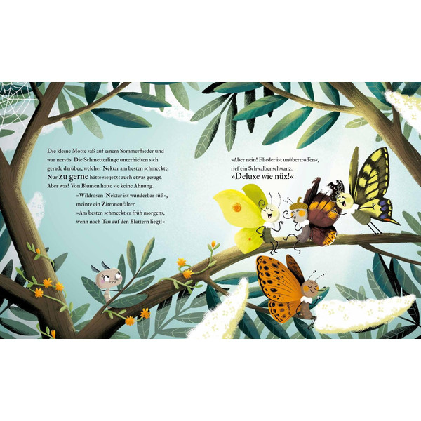 Die kleine Motte, die davon träumte, anders zu sein - Kinderbuch