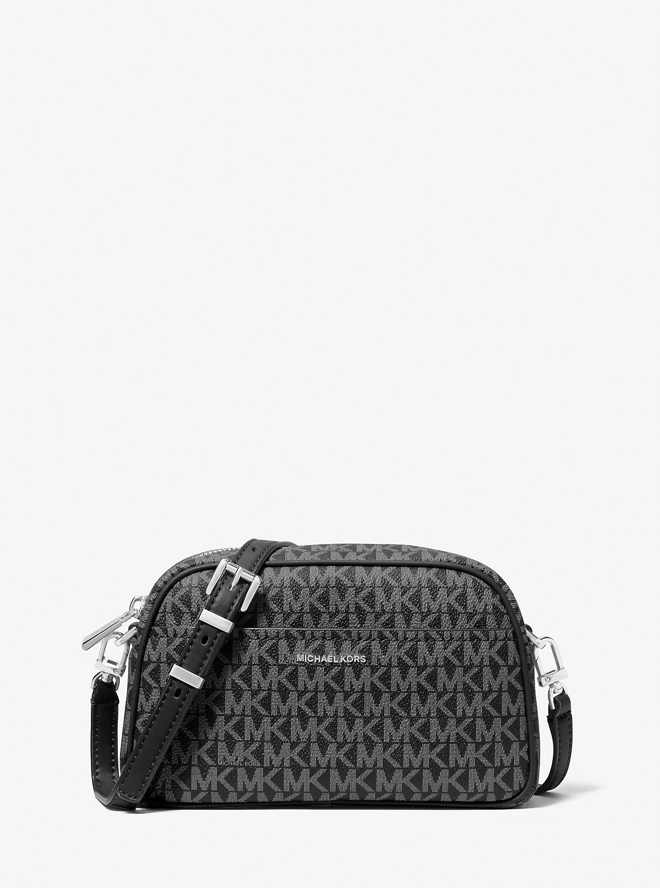Jet Set Liten Signature Logo Kamera Skulderveske - SVART