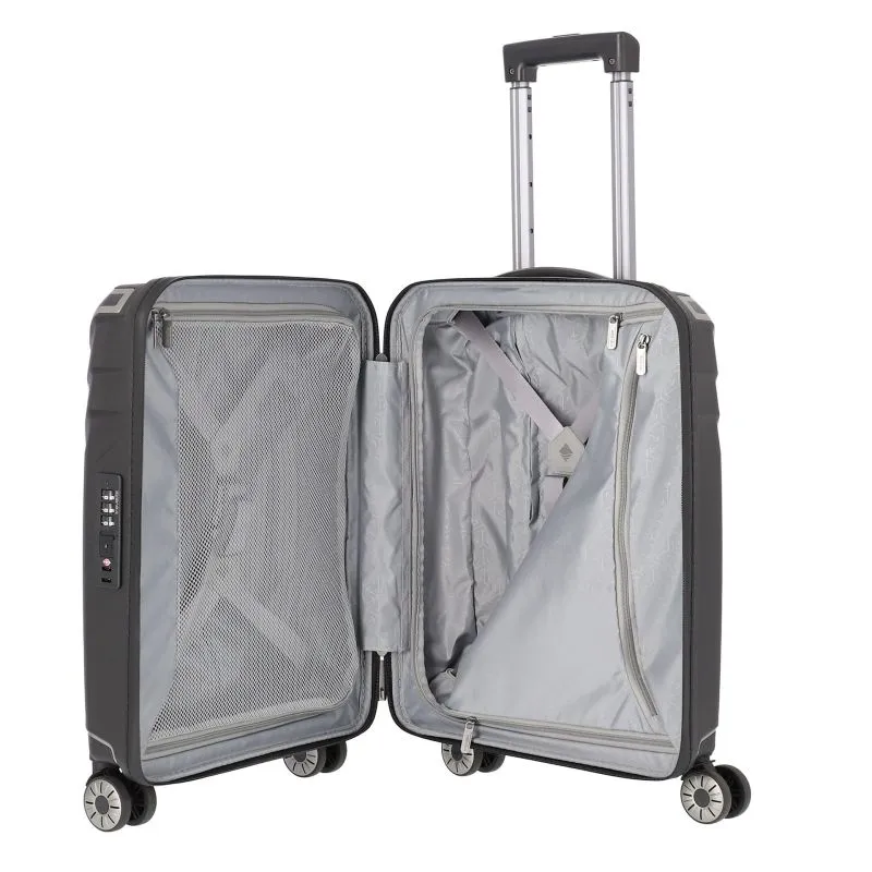 Travelite ELVAA Trolley S mit 4 Rollen - Schwarz