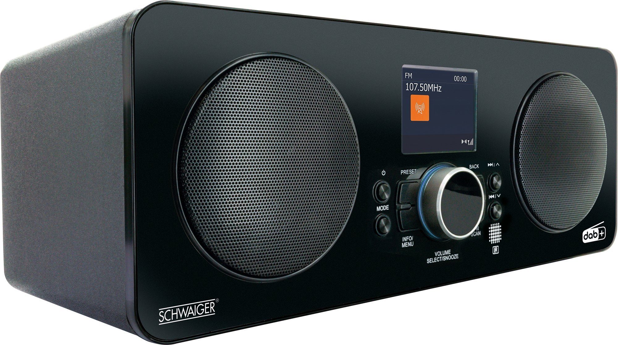Schwaiger DAB650 513 Internet-Radio (DAB, DAB+, FM, 10 W, Weckfunktion)