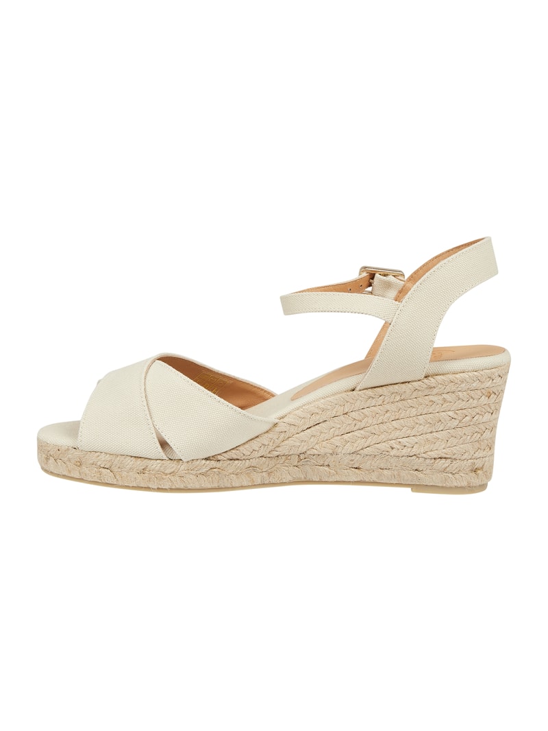 Wedges aus Textil Modell 'Blaudell' in offwhite