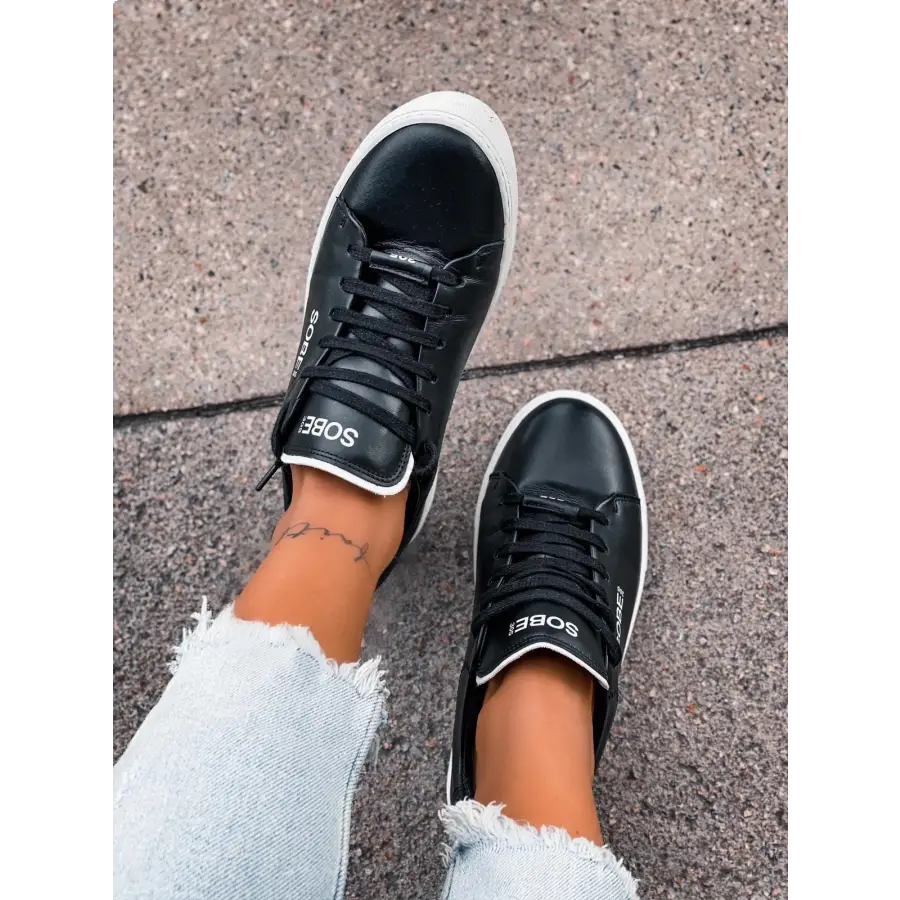 305 SOBE - Sneaker low MIAMI Kalbsleder - schwarz