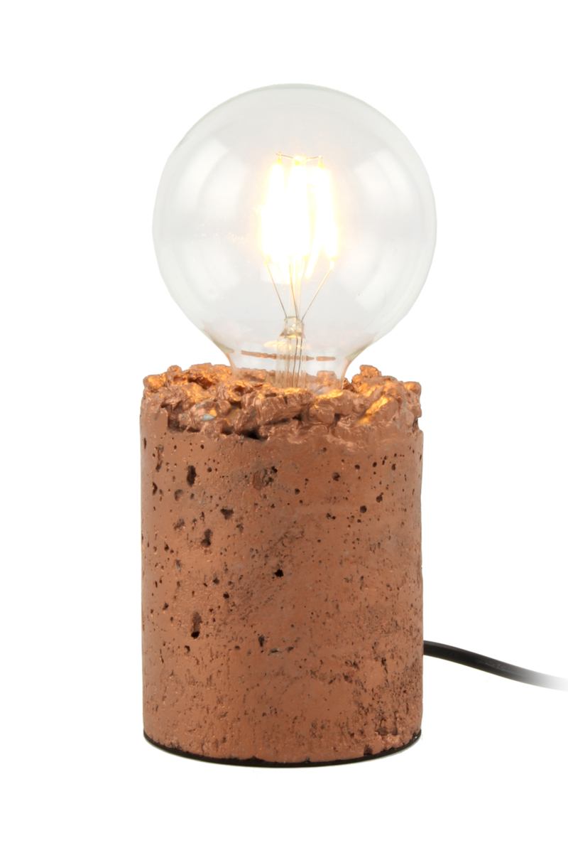 Kayoom Tischlampe Curacao 525 Kupfer