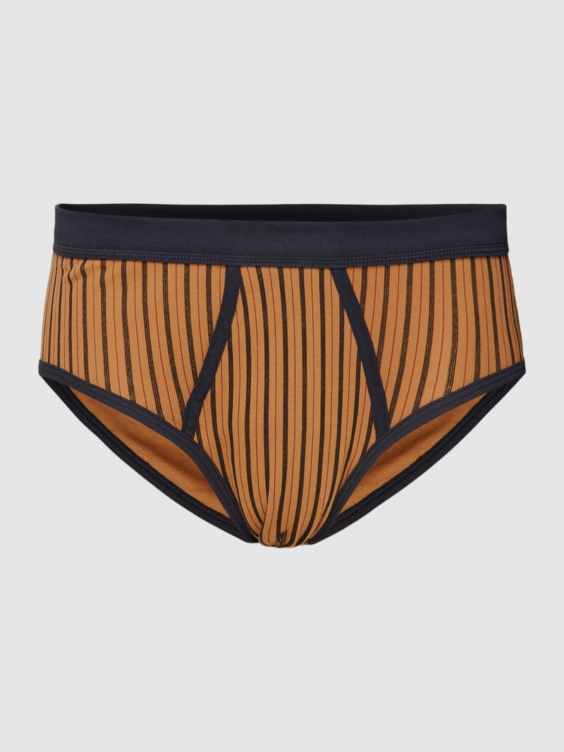 Slip mit elastischem Bund in camel